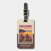 ミズーリ | オザーク湖 ラゲッジタグ (正面縦)