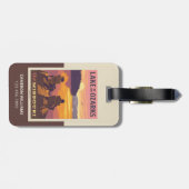 ミズーリ | オザーク湖 ラゲッジタグ (裏面横)