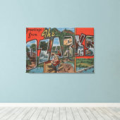 ミズーリ – ザオザーク – ラージレターのシーン2 キャンバスプリント (インサイチュ (ウッドフロア))