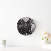 ミズーリ·ミュール ラウンド壁時計 (ホーム)