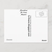 ミズーリ、ロックの蒸気、セントルイス ポストカード (裏面)