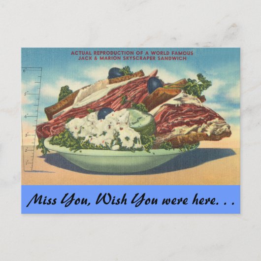 ミズーリ、超高層ビルサンドイッチ ポストカード (正面)