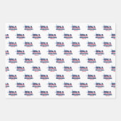 ミズーリ、50州、リバティ・ベル ラッピングペーパーシート (正面)