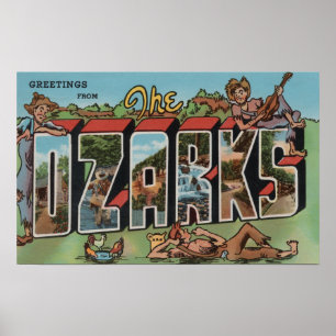 ミズーリ- Ozarks -大きい手紙場面 ポスター