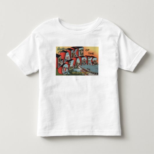 ミズーリ- Ozarks 2の湖 トドラーTシャツ (正面)