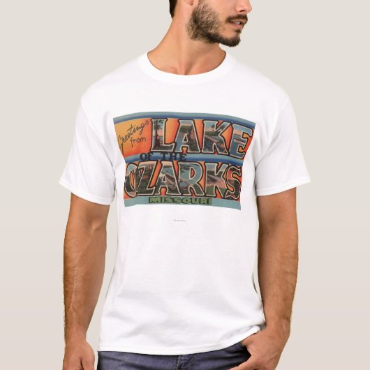 ミズーリ- Ozarks 3の湖 Tシャツ (正面)