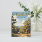 ミズーリGladeトップトレイル風光明媚なbyway旅行 ポストカード (スタンド正面)