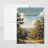 ミズーリGladeトップトレイル風光明媚なbyway旅行 ポストカード (正面/裏面)