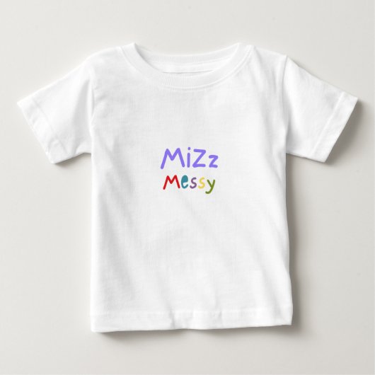 ミズ・メッシー・トドラーティー ベビーTシャツ (正面)