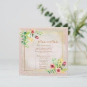 ミセスとミセス春の水の色の金ゴールド幾何学的 (スタンド正面)