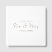 ミセスのミニマルな願結婚い ゲストブック (正面)