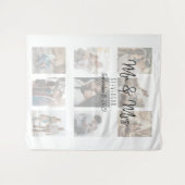 ミセスの写真結婚コラージュのタペストリー タペストリー (正面(横))