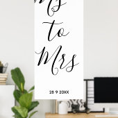 ミセスへのお披露目パーティー ポスター (ホームオフィス)