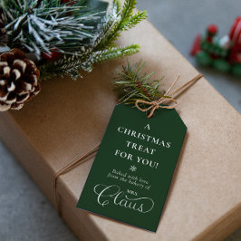 ミセスカスタムクロース・クリスマストリートエンチャント・グリーン ギフトタグ