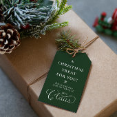 ミセスカスタムクロース・クリスマストリートエンチャント・グリーン ギフトタグ
