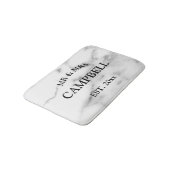 ミセスカスタムホワイトストーン大理石浴場マット バスマット (アングル)