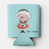 ミセスクロースカスタム文字は涼しい 缶クーラー (裏面)