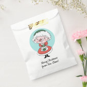 ミセスクロースカスタム文字クリスマスの好意バッグ フェイバーバッグ (封をした状態)