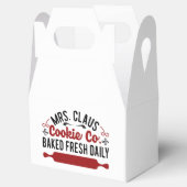 ミセスクロースクッキー会社クリスマスホリデー フェイバーボックス (オープン)