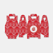 ミセスクロースベーカリークリスマスベーキングパーティー箱 フェイバーボックス (折り畳みなし)