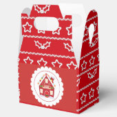 ミセスクロースベーカリークリスマスベーキングパーティー箱 フェイバーボックス (オープン)