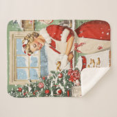 ミセスクロースホリデーベーキングデライト シェルパブランケット (正面(横))