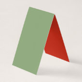 ミセスクロースホリデーベーキングデライト 名刺 (裏面)