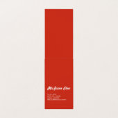 ミセスクロースホリデーベーキングデライト 名刺 (内部フラット)