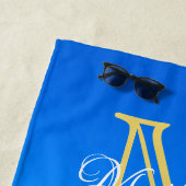 ミセスビーチ結婚式ハートサンドハンズゲスト ビーチタオル (インサイチュ)