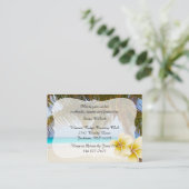 ミセスビーチ結婚式 |カスタマイズ エンクロージャーカード (スタンド正面)