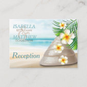 ミセスビーチ結婚式 |披露宴 エンクロージャーカード (正面)