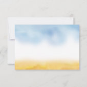 ミセスミセス・サンディ・トゥーズ・ウェディングRSVP - sky & sand 出欠カード (裏面)