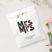 ミセスモダン結婚ズパーソナライズされた フェイバーバッグ (封をした状態)