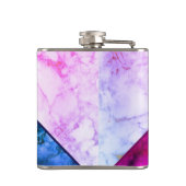 ミセスレインボーマーブルマウンテンカラーブロックカスタム フラスク (裏面)