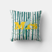 ミセス又はミセスが樺の木ツリー枕をパーソナライズ クッション (正面)