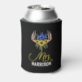 ミセス姓素朴フローラ結婚〔雄ジカの〕枝角 缶クーラー (缶裏面)