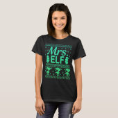 ミセス小妖精や小人クリスマスファミリー醜いクリスマスクリスマス1 Tシャツ (正面フル)