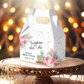 ミセス恋しく思ピンクフローラブライダルシャワーへの旅行 フェイバーボックス