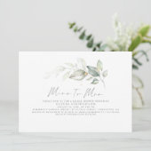 ミセス恋しく思・グエレガントリーリーブライダルシャワー 招待状 (スタンド正面)