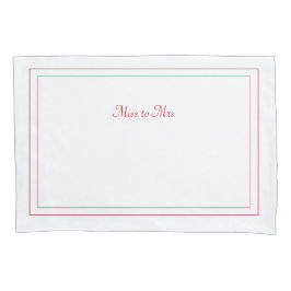 ミセス恋しく思・ピローケースに 枕カバー