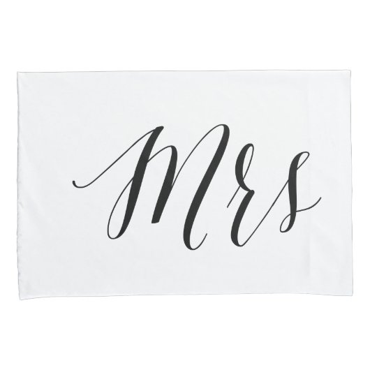 ミセス氏の彼の結婚カップルのロマンチックな寝室 枕カバー (正面右)