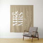 ミセス氏の結婚ブライダルシャワーモダン背景 タペストリー (インサイチュ)