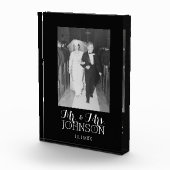 ミセス結婚ズの写真 – 白黒記念日 フォトブロック (右)