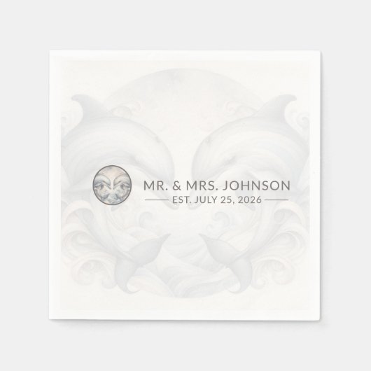 ミセス結婚ズ スタンダードカクテルナプキン (正面)