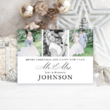 ミセス結婚フォトコラージュモダンモノグラム