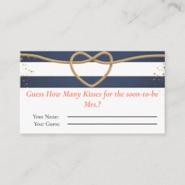 ミセス航海ののキス数を推測する エンクロージャーカード