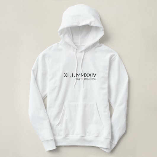 ミセス誇りを持った・フード付きスウェットシャツ パーカ (デザイン正面)