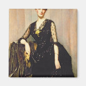 ミセス・アグネス・ウィリアムソンポートレート マグネット (正面)