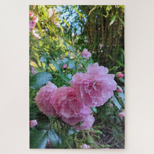 ミセス・アッシュ・バラと竹 ジグソーパズル (縦)