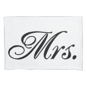 ミセス・アンド・ミスター・ピローケース 枕カバー (正面)